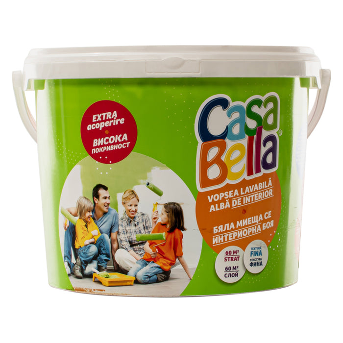 INTERIOR PAINT WHITE 4 L CASA BELLA