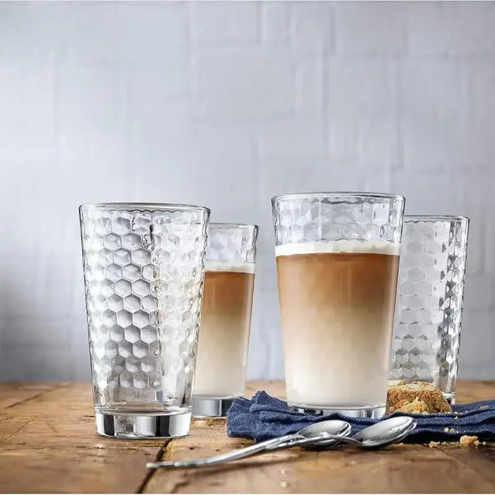 Чаша WMF за лате макиато Honeycomb 4бр. 0948652040 - Консумативи за почистване<<<За дома<<<Малки електроуреди за