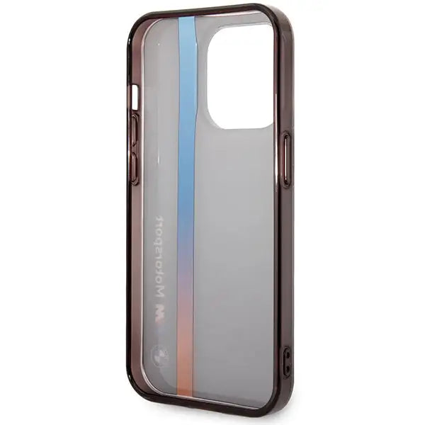 Case BMW BMHCP14L22HVGV iPhone 14 Pro 6.1’’ black/black IML Tricolor Stripe - Cell phone cases and covers<<<HurtelXML