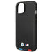 Case BMW BMHCP14M22PTDK iPhone 14 Plus 6.7 ’black / black Leather Stamp Tricolor - Cell phone cases