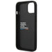 Case BMW BMHCP14M22PTDK iPhone 14 Plus 6.7 ’black / black Leather Stamp Tricolor - Cell phone cases