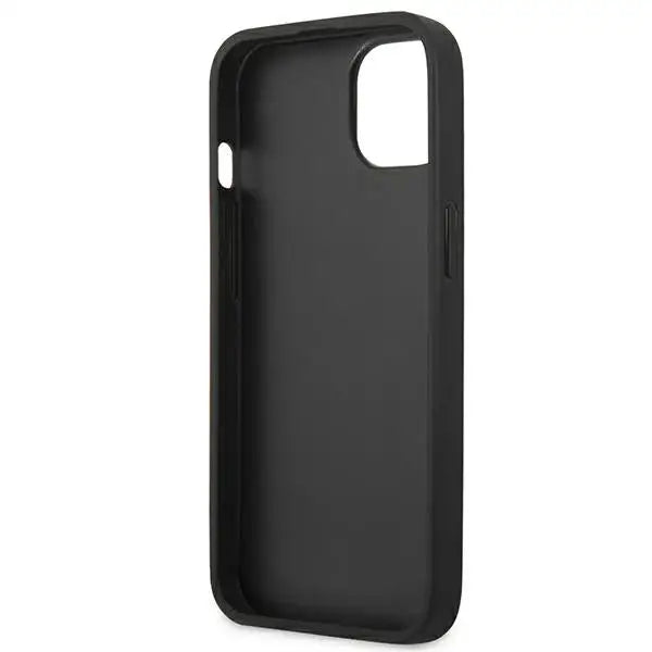 Case BMW BMHCP14MSLLBK iPhone 14 Plus 6.7 ’black / black Leather Stamp - Cell phone cases and covers<<<HurtelXML