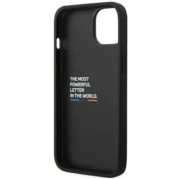 Case BMW BMHCP14S22NBCK iPhone 14 6.1 ’black / black Leather Carbon - Cell phone cases and covers<<<HurtelXML