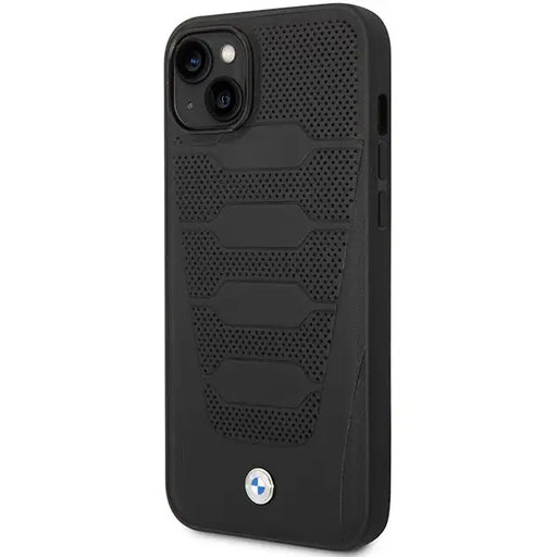 Case BMW BMHCP14S22RPSK iPhone 14 6.1’’ black/black Leather Seats Pattern - Cell phone cases and covers<<<HurtelXML