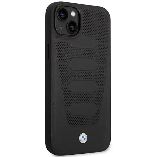 Case BMW BMHCP14S22RPSK iPhone 14 6.1’’ black/black Leather Seats Pattern - Cell phone cases and covers<<<HurtelXML