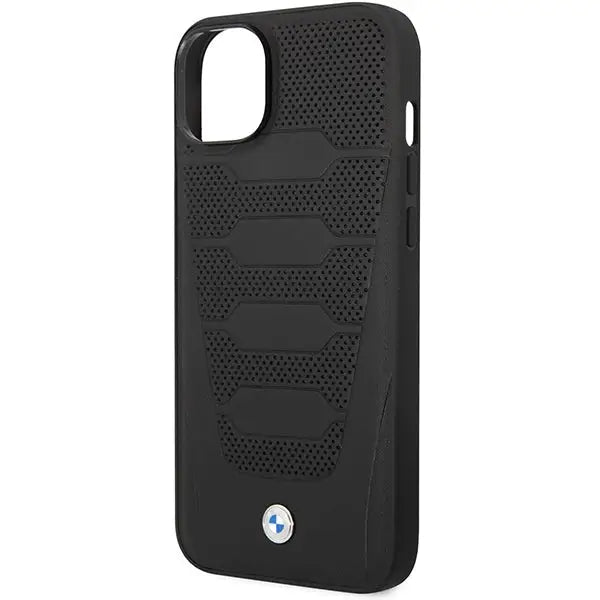 Case BMW BMHCP14S22RPSK iPhone 14 6.1’’ black/black Leather Seats Pattern - Cell phone cases and covers<<<HurtelXML