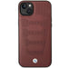 Case BMW BMHCP14S22RPSR iPhone 14 6.1’’ burgundy/burgundy Leather Seats Pattern - Cell phone cases