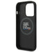 Case BMW BMHMP14L22PTDK iPhone 14 Pro 6.1 ’black / black Leather Stamp Tricolor Magsafe - Cell phone cases