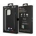 Case BMW BMHMP14L22PTDK iPhone 14 Pro 6.1 ’black / black Leather Stamp Tricolor Magsafe - Cell phone cases