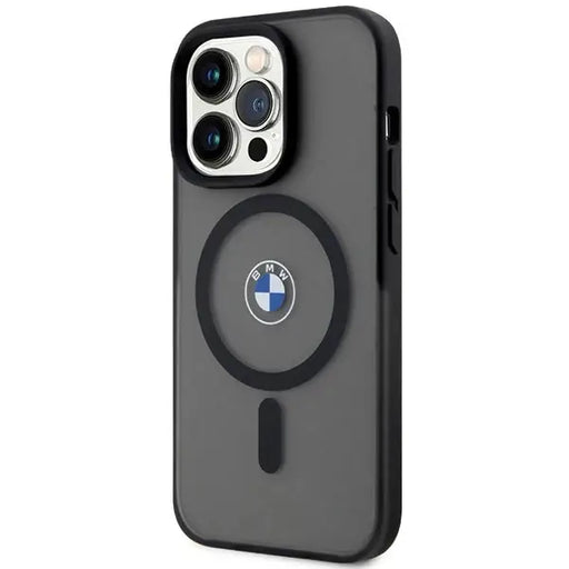 Case BMW BMHMP14LDSLK iPhone 14 Pro 6.1’’ black/black hardcase Signature MagSafe - Cell phone cases