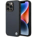 Case BMW BMHMP14LSLLNA iPhone 14 Pro 6.1’’ navy/navy hardcase Leather Hot Stamp MagSafe - Cell phone cases