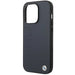 Case BMW BMHMP14LSLLNA iPhone 14 Pro 6.1’’ navy/navy hardcase Leather Hot Stamp MagSafe - Cell phone cases