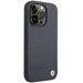 Case BMW BMHMP14LSLLNA iPhone 14 Pro 6.1’’ navy/navy hardcase Leather Hot Stamp MagSafe - Cell phone cases