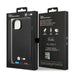 Case BMW BMHMP14S22PTDK iPhone 14 6.1 ’black / black Leather Stamp Tricolor Magsafe - Cell phone cases