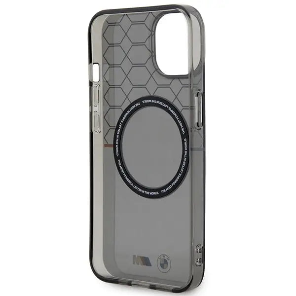 Case BMW BMHMP14SHGPK iPhone 14 6.1’’ grey/grey Pattern MagSafe - Cell phone cases and covers<<<HurtelXML