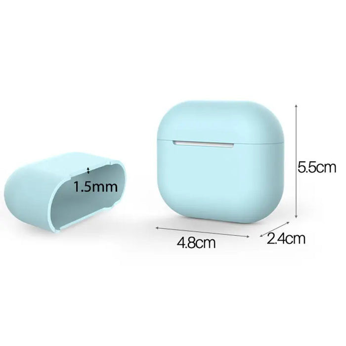 Case for AirPods 3 silicone soft cover for headphones black (case C) - Cell phone cases and covers<<<HurtelXML