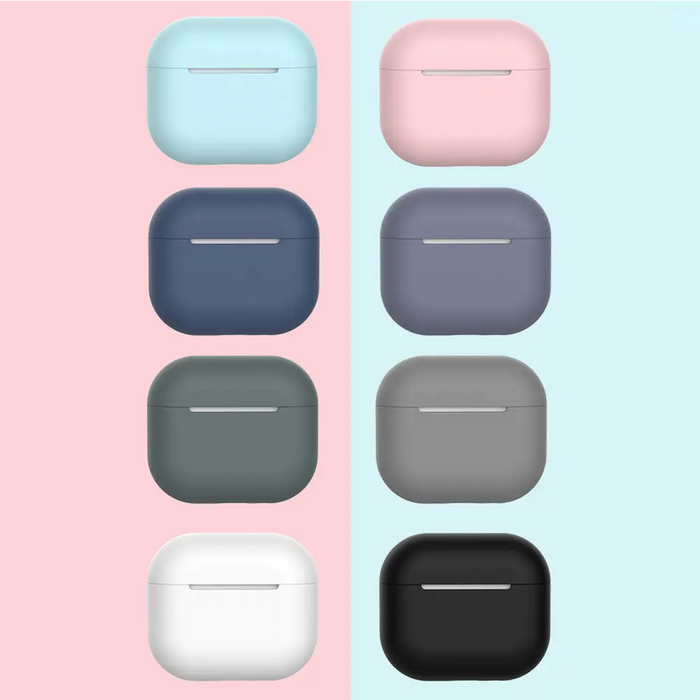 Case for AirPods 3 silicone soft cover for headphones black (case C) - Cell phone cases and covers<<<HurtelXML