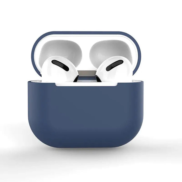 Case for AirPods Pro silicone soft cover for headphones blue (Case C) - Cell phone cases and covers<<<HurtelXML