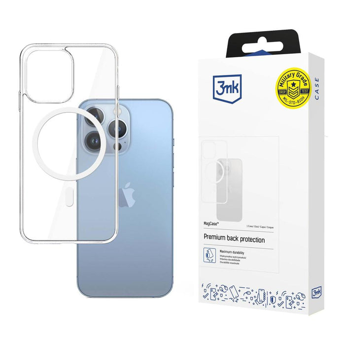 Case for iPhone 13 Pro compatible with MagSafe from the 3mk MagCase series - transparent - *Kategoria