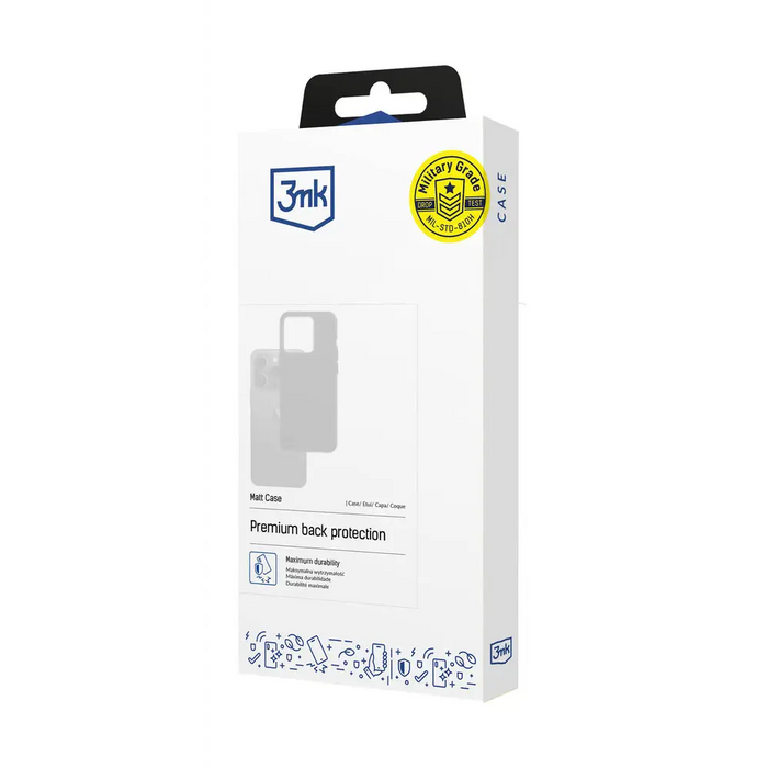 Case for iPhone 14 from the 3mk series Matt Case - black - *Kategoria tymczasowa<<<HurtelXML