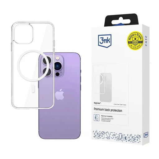 Case for iPhone 14 Pro compatible with MagSafe from the 3mk MagCase series - transparent - *Kategoria