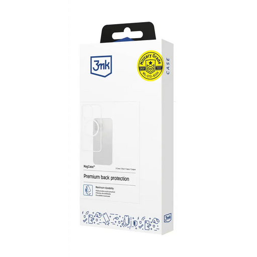 Case for iPhone 14 Pro compatible with MagSafe from the 3mk MagCase series - transparent - *Kategoria