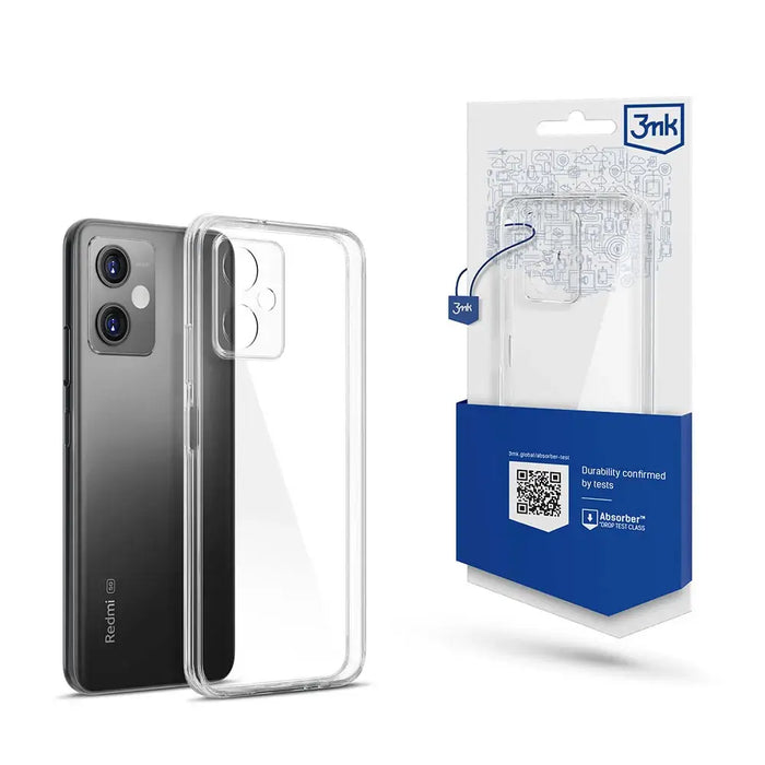 Case for Xiaomi Redmi Note 12 5G / Poco X5 5G Series Silicone 3mk Clear Case - Transparent - Cell phone cases