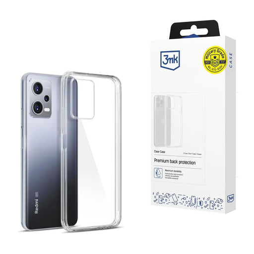 Case for Xiaomi Redmi Note 12 Pro+ silicone from the 3mk Clear Case series - transparent - *Kategoria