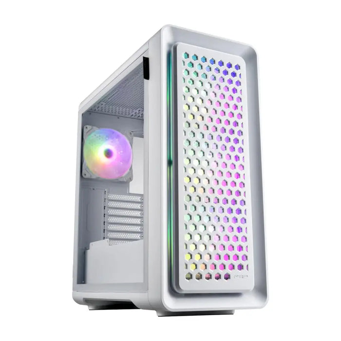 Case FSP CUT593 ATX Ultra-Tower Type-C 4 x ARGB 140mm White - Кутии за компютри<<<Компютърни компоненти<<<ValiAPI