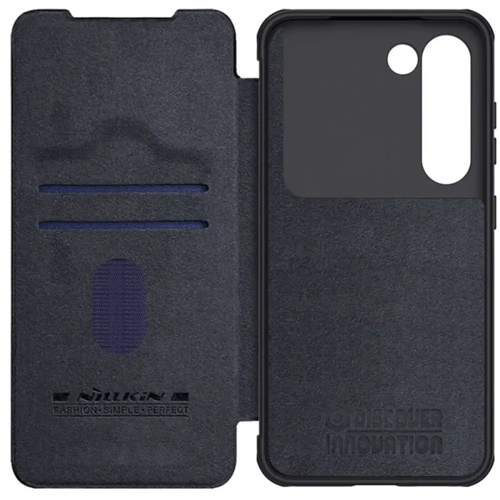 Case Nillkin Qin Leather Pro for SAMSUNG S23+ (black) - Protective cases for smartphones<<<Cases<<<GSM