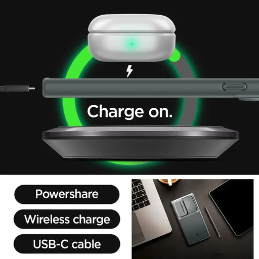 Caseology Parallax Case for Samsung Galaxy S24 Ultra - Dark Green - Cell phone cases and covers<<<HurtelXML