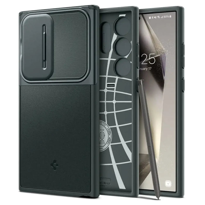 Caseology Parallax Case for Samsung Galaxy S24 Ultra - Dark Green - Cell phone cases and covers<<<HurtelXML