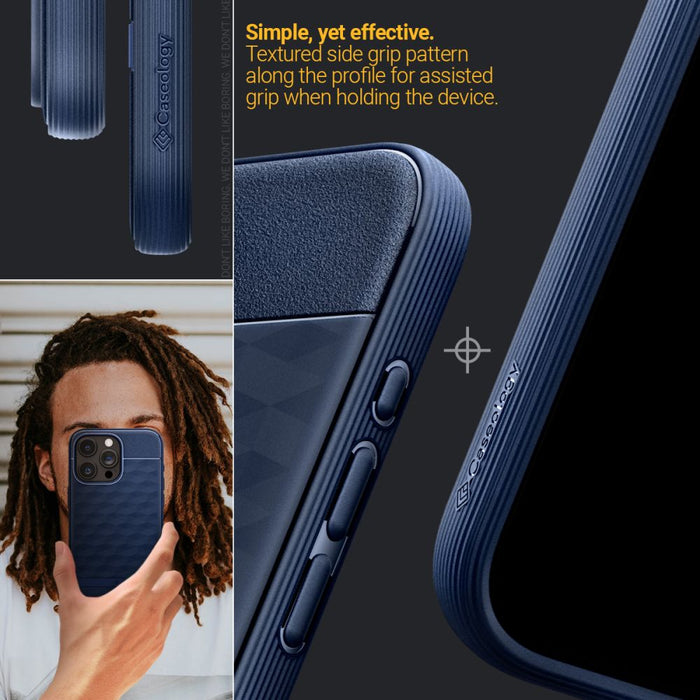 Caseology Parallax Mag Case with MagSafe for iPhone 15 Pro Max - Navy - Cell phone cases and covers<<<HurtelXML