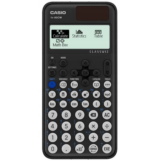 CASIO CALCULATOR FX-85CW TECHNICAL AND SCIENTIFIC BOX. Calculator recommended for high school and college students