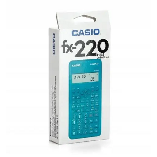 CASIO CALCULATOR SCIENTIFIC FX-220PLUS-2 BLUE 12 DIGIT DISPLAY - CalculatorsARB-KLK<<<Office