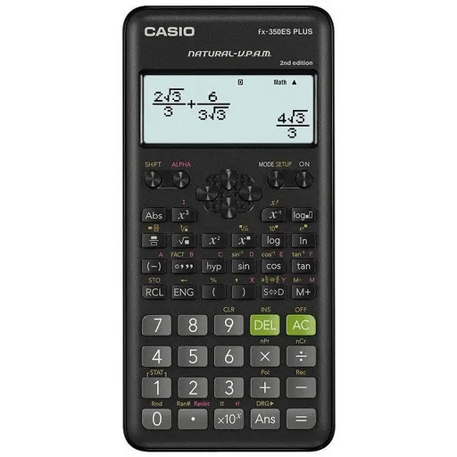 CASIO CALCULATOR SCIENTIFIC FX-350ESPLUS-2 BLACK 12 DIGIT DISPLAY - CalculatorsARB-KLK<<<Office suppliesARB<<<ActionPL