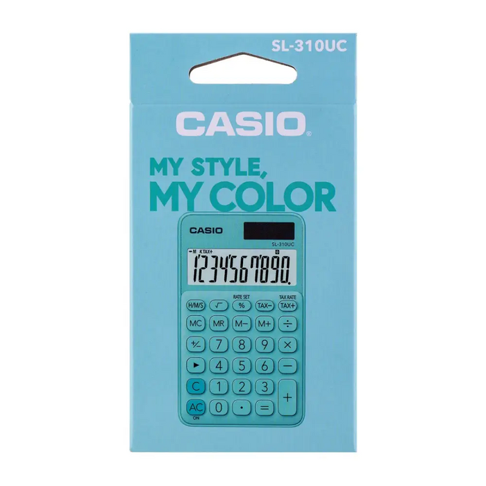 Casio pocket calculator SL-310UC-GN green - CalculatorsARB-KLK<<<Office suppliesARB<<<ActionPL