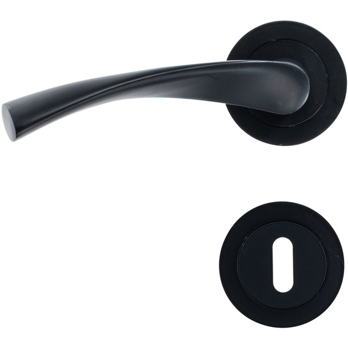DOOR HANDLE WITH PLAIN KEY CASSA MERT