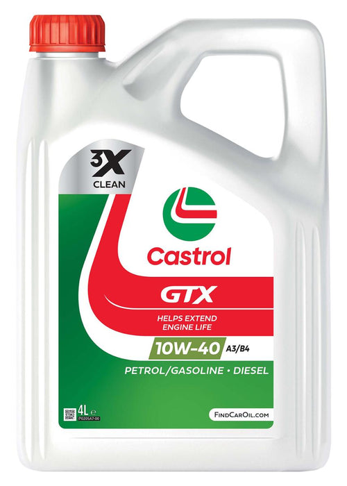 ENGINE OIL CASTROL GTX 10W40 4L