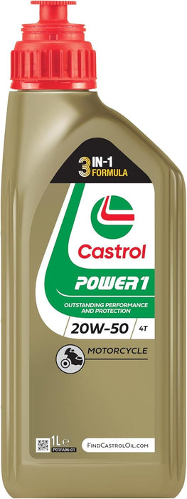CASTROL POWER 1 20W-50 4T 1L Moto