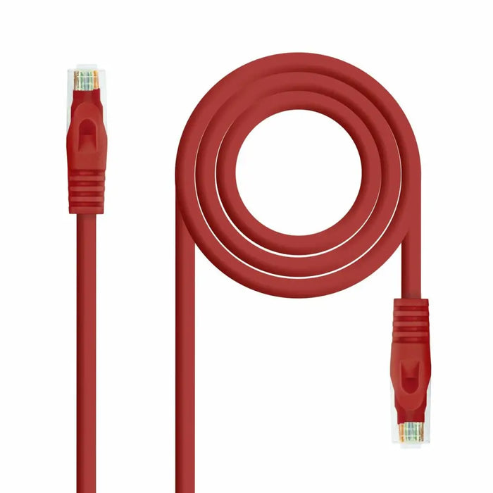 CAT 6a UTP Cable NANOCABLE 10.20.1800-R Red Grey 5 m - Компютър Кабели и адаптери<<<Компютри|