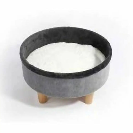 Cat Bed MPETS ROUND Grey 47 x 47 x 26 cm - Домашни Животни<<<Дом Градина<<<BigBuy&&&Къщички и легълца<<<Домашни