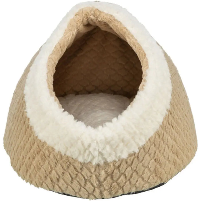 Cat cave Trixie Kaline Mio Brown Cream Polyester Plush 35 x 26 x 41 cm - Къщички и легълца<<<Домашни Животни<<<Дом