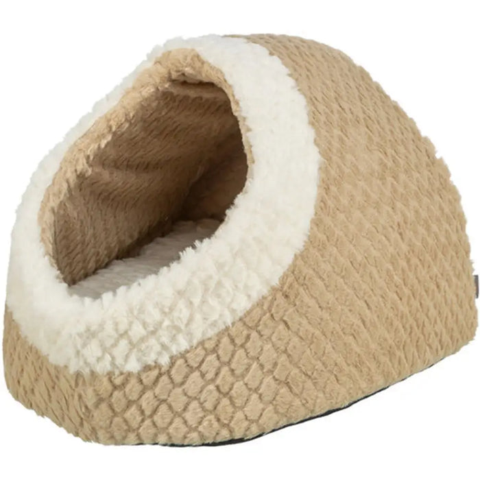 Cat cave Trixie Kaline Mio Brown Cream Polyester Plush 35 x 26 x 41 cm - Къщички и легълца<<<Домашни Животни<<<Дом