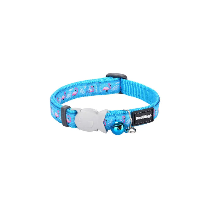 Cat Collar Red Dingo Flamingo 20-32 cm Turquoise - Домашни Животни<<<Дом Градина<<<BigBuy&&&Пътуване и