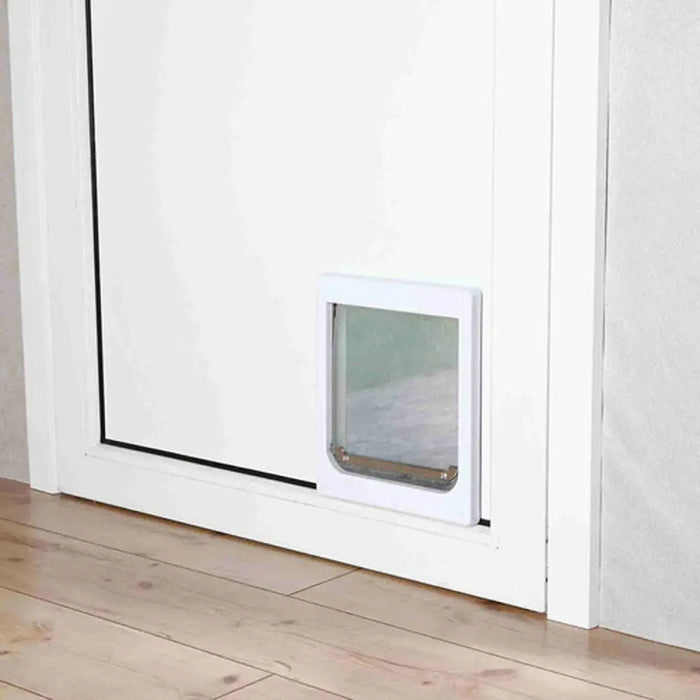 Cat Flap Trixie White Plastic 25 × 29 CM - Къщички и легълца<<<Домашни Животни<<<Дом Градина<<<BigBuy