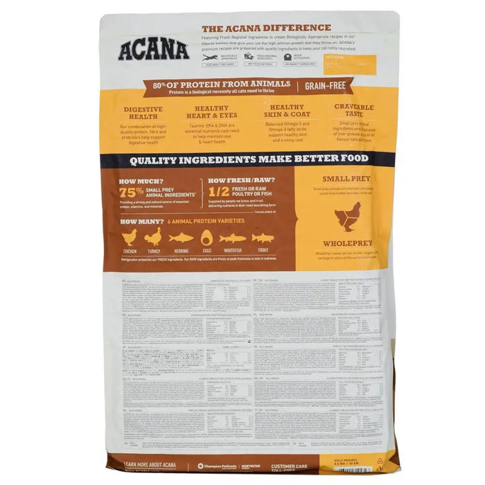 Cat food Acana Cat TF Regionals Wild Prairie Chicken Turkey 4,5 Kg - Хранене на домашни любимци<<<Домашни Животни<<<Дом