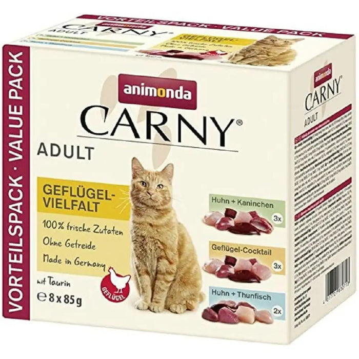 Cat food Animonda Carny Adult Poultry mix 8 x 85 g - Хранене на домашни любимци<<<Домашни Животни<<<Дом