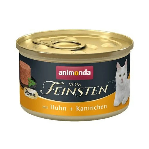 Cat food Animonda Vom Feinsten Mousse Pollo y Conejo Chicken Rabbit 85 g - Хранене на домашни любимци<<<Домашни