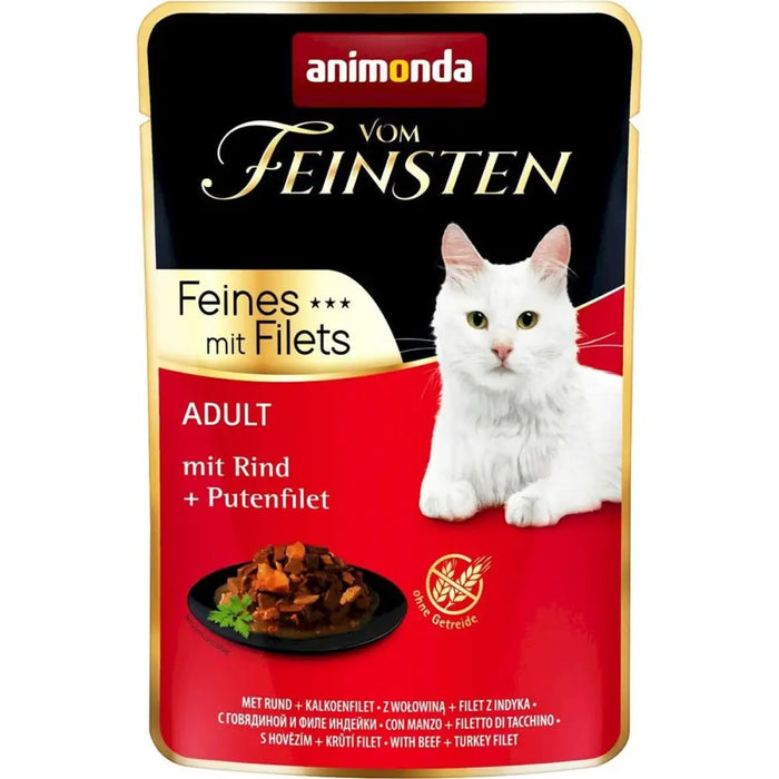 Cat food Animonda Vom Feinsten Turkey Veal 85 g - Хранене на домашни любимци<<<Домашни Животни<<<Дом